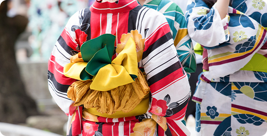 Free Stylish Color Yukata