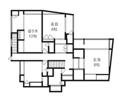 別館 華山 3階間取り図 